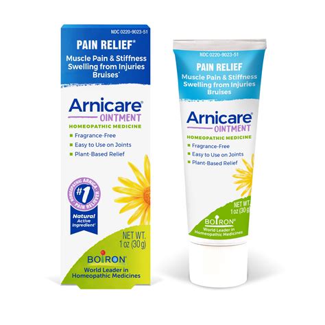 Boiron Arnicare Ointment, Homeopathic Medicine for Pain Relief, Muscle Pain & Stiffness ...