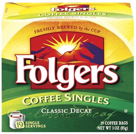 Folgers Classic Decaf Coffee Singles 19Ct | Hy-Vee Aisles Online ...