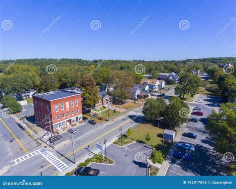 Ashland Town Center Aerial View, MA, USA Stock Image - Image of england, drone: 192917845