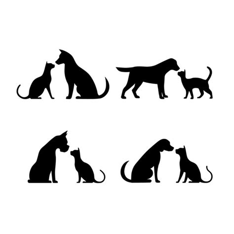 Dog Cat Silhouette Royalty-Free Images, Stock Photos & Pictures | Shutterstock