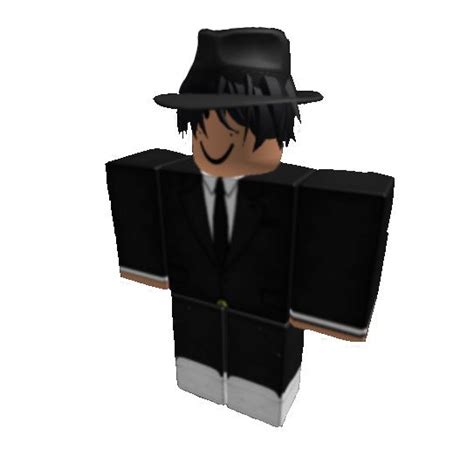 a person wearing a black suit and hat with an open box in front of him