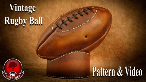 Vintage Rugby Ball-decorative Version Pattern & Video Tutorial ...