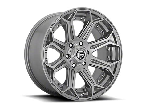 Fuel Wheels Tacoma Siege Platinum Brushed Gunmetal 6-Lug Wheel; 20x10; -18mm Offset D70520008447 ...