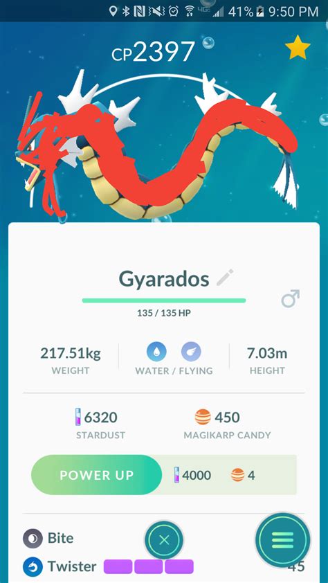 Finally got a Shiny Gyarados! : r/pokemongo