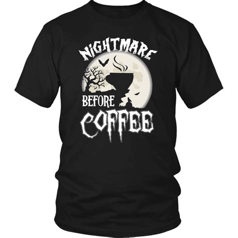 Nightmare Before Coffee Halloween Offcial T-Shirt - ShirtElephant Office