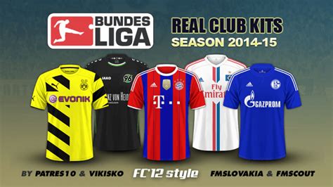 German Bundesliga kits 2014/15 | FM Scout