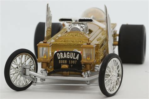 Diecast Toys Munsters Dragula Dragster Coffin 1/18 Diecast Model Car ...