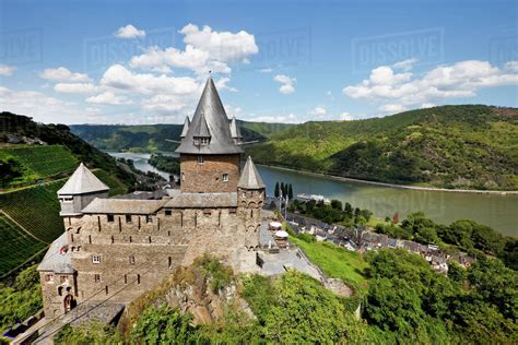 Germany, Rhineland-Palatinate, Bacharach, Stahleck Castle - Stock Photo - Dissolve