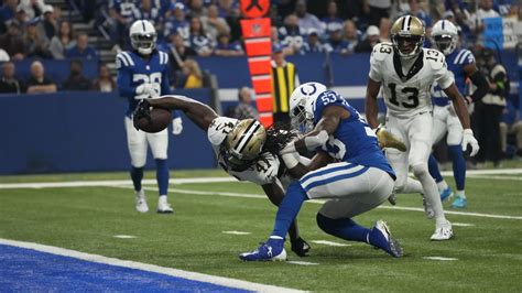 Week 8 Highlights: Saints RB Alvin Kamara FULL STRETCH on the TD vs. Colts