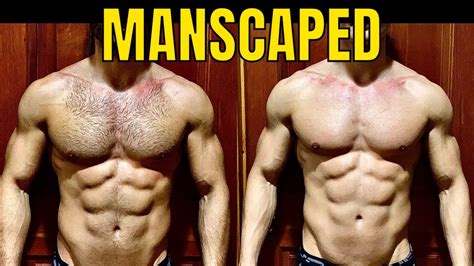 Manscaping Before and After: How Much Difference Does Body Hair Make in ...