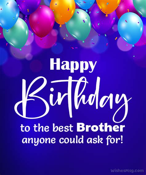 200+ Best Birthday Wishes For Your Brother - WishesMsg