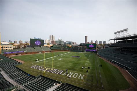 Historic Wrigley Field prepares for NU-Purdue football game