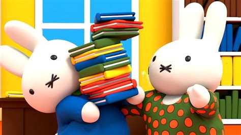 Miffy At The Library! | Miffy | Full Episodes - YouTube