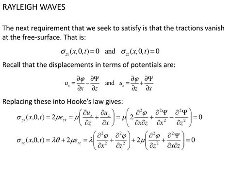 PPT - Earthquake Seismology: Rayleigh waves Love waves Dispersion ...