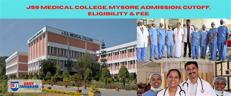 JSS Medical College, Mysore Admission, Cutoff, Eligibility & Fee