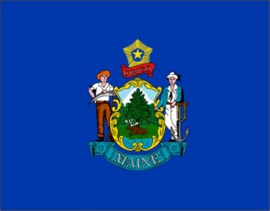 Maine State Flag