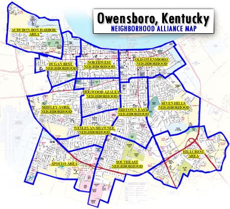 Owensboro Kentucky City Map - Owensboro Kentucky • mappery