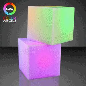2.75" Light Deco Cube with Color Change LEDs - SKU NO: 11858 | Glow stick party, Color changing ...