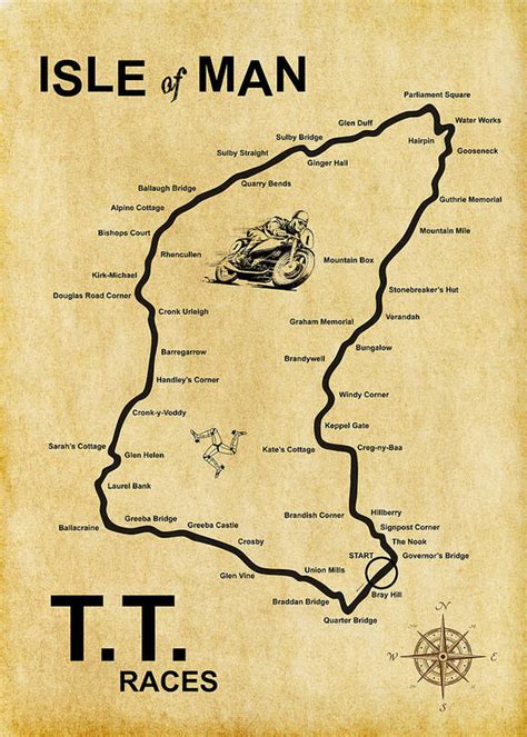 Isle Of Man Tt Course Map - Maps Model Online