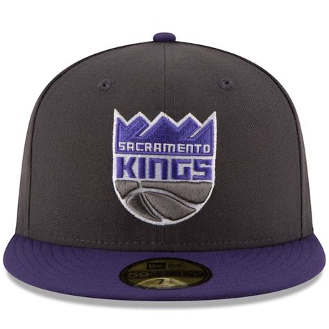 Men's Sacramento Kings New Era Gray/Purple Official Team Color 2Tone ...