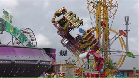 Carnival Rides of Florida State Fair - 4k Video - YouTube