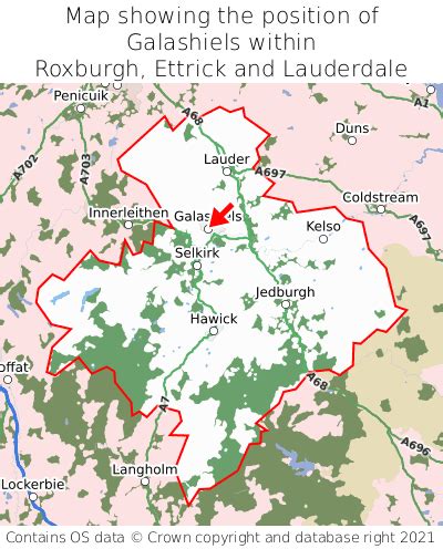 Where is Galashiels? Galashiels on a map