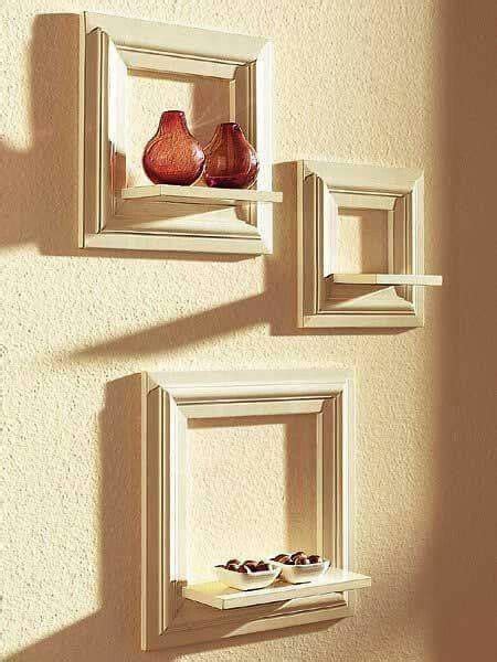 Marcos de madera para decorar la pared | Picture frame decor, Picture frame shelves, Frame decor