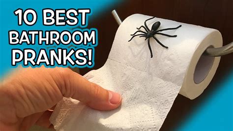 Toilet Paper Spider Prank