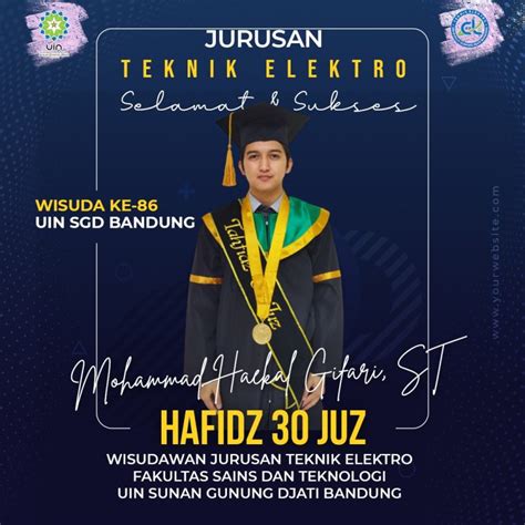 Wisudawan Berprestasi, M. Haikal Ghifari, Sarjana Teknik yang Hafidz 30 ...