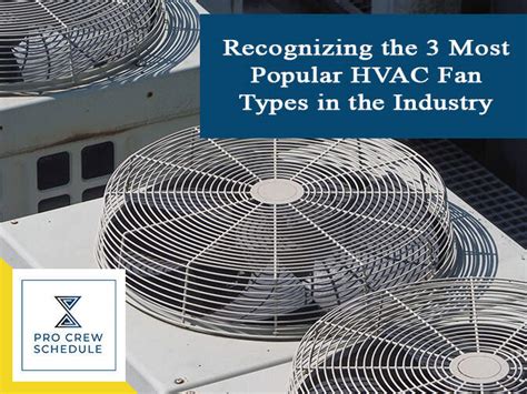 Recognizing the 3 Most Popular HVAC Fan Types in the Industry | PRO CREW SCHEDULE