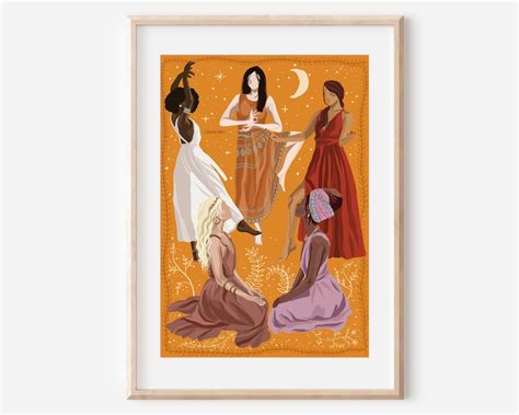 UNITY IN DIVERSITY Fine Art Print, Unity Friendship Illustration Wall ...