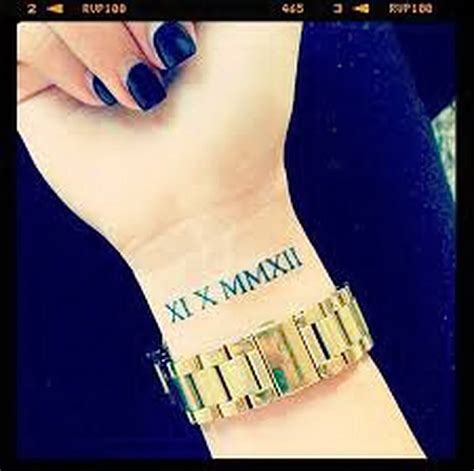 фото тату Римские цифры от 27.02.2018 №131 - tattoos Roman numerals ...