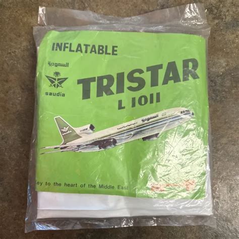 NOS SAUDI AIRLINES inflatable Tristar L1011 Plane $70.00 - PicClick