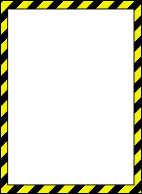 Caution Border 2 clipart. Free download transparent .PNG | Creazilla