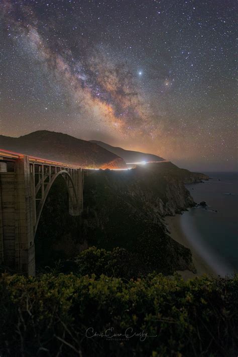 Bixby By Night Tall | Big sur, Big sur california, Night photography