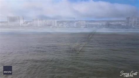 South Carolina Pier Partially Destroyed by Storm Isaias [Video]