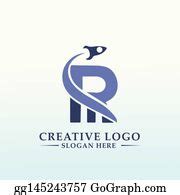 3 Word Rocket Vector Logo Design Letter R Clip Art | Royalty Free - GoGraph