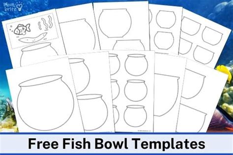 Free Printable Fish Bowl Templates | Mombrite