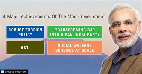 4 Major achievements in 4 years of Modi government - Government