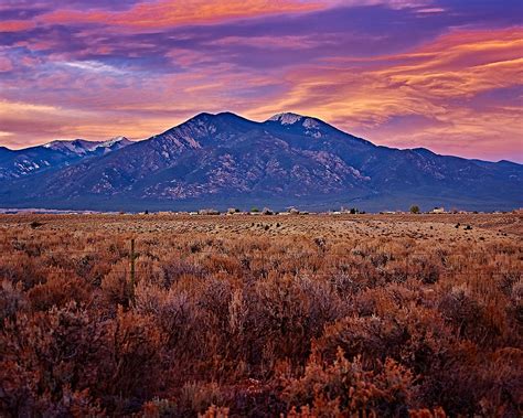 Magic Taos Sunset Photograph by Charles Muhle