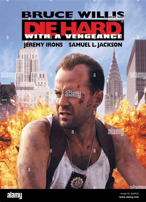 BRUCE WILLIS POSTER, DIE HARD: WITH A VENGEANCE, 1995 Stock Photo - Alamy