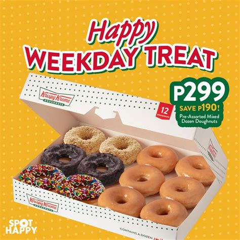 Krispy Kreme Happy Weekday Treat Promo