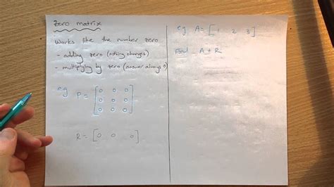 Matrices - Zero Matrix - YouTube