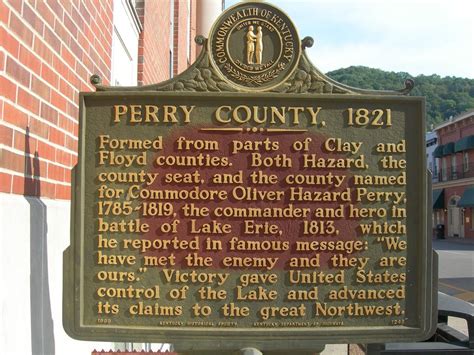 Perry County Historic Marker | Hazard kentucky, Floyd county, County seat