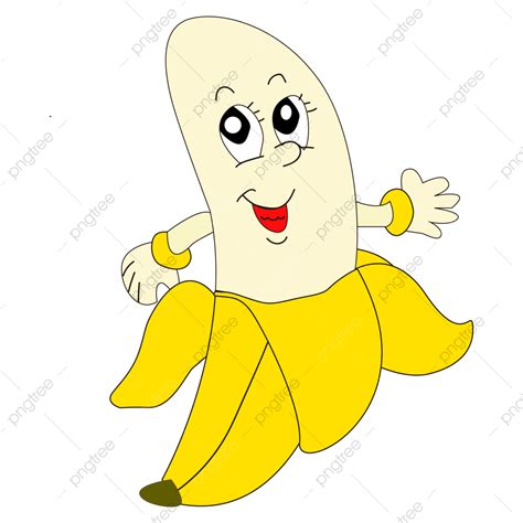 Banana Fruit Vector PNG Images, Cartoon Fruit Cute Yellow Banana, Banana, Fruit, Yellow PNG ...