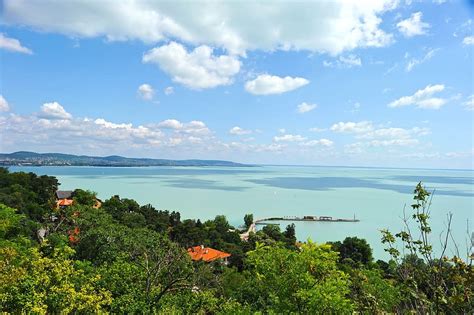 1920x1080px | free download | HD wallpaper: Lake Balaton, Balaton, Lake, Hungary, nature, sky ...