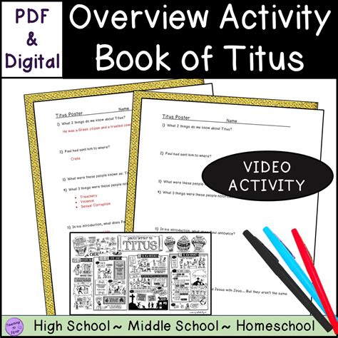 Titus Bible Summary Overview Activity Questions | Made By Teachers