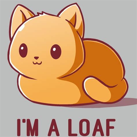 I'm A Loaf | Cute animal drawings, Cat drawing, Chibi cat