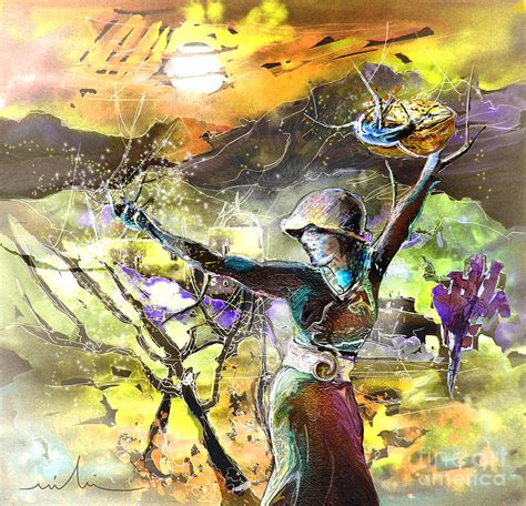 The Parable of The Sower Painting by Miki De Goodaboom