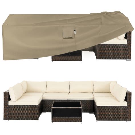 Patio Furniture Covers, 85” ×85“ Sofa Set Cover - Flexiyard